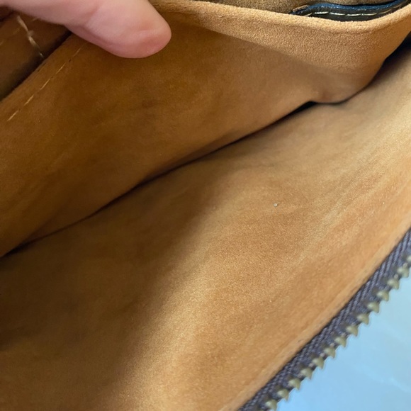 Patricia Nash Brown Embossed Leather Clutch Wristlet Purse - Picture 5 of 5